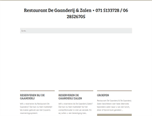 Tablet Screenshot of branderij-gaanderij.nl